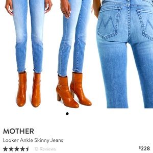 Mother cropped jeans